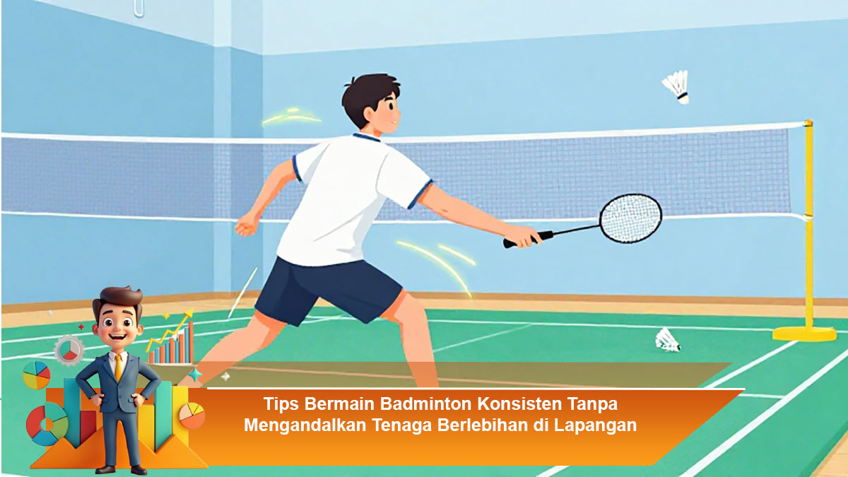 Tips-Bermain-Badminton-Konsisten-Tanpa-Mengandalkan-Tenaga-Berlebihan-di-Lapangan